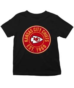 Quattro Formatee Kansas City Chiefs - American Football Super Bowl Playoffs NFL Fans Kinder T-Shirt von Quattro Formatee