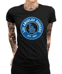 Quattro Formatee Los Angeles Dodgers - Baseball Sport MLB Mannschaft Team Frauen Damen T-Shirt von Quattro Formatee