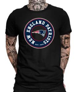 Quattro Formatee New England Patriots - American Football Super Bowl Playoffs NFL Fans Herren Männer T-Shirt von Quattro Formatee