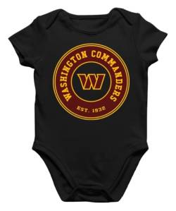 Quattro Formatee Washington Commanders - American Football NFL Team Super Bowl Playoffs Kurzarm Baby Body Einzelteiler Strampler von Quattro Formatee