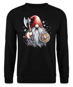 Quattro Formatee Wichtel Gnom Zwerg Wikinger - Weihnachten X-Mas Pullover Sweatshirt von Quattro Formatee