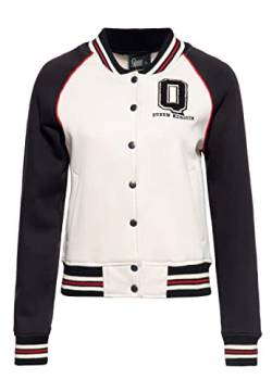Queen Kerosin Damen College Sweatjacke | Varsity Jacke | Vintage Style | Sweat Jacke | Baseball Jacke | Rockabella Q von Queen Kerosin