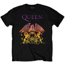 Queen Herren T-Shirt Schwarz Schwarz Large Gr. XXL, Schwarz von Queen