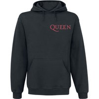 Queen Kapuzenpullover - Crest Vintage - S bis L - für Männer - Größe M - schwarz  - Lizenziertes Merchandise! von Queen