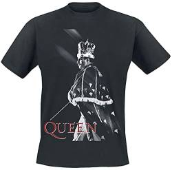 Queen Streaks of Light Männer T-Shirt schwarz XL 100% Baumwolle Band-Merch, Bands von Queen