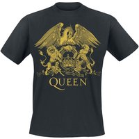 Queen T-Shirt - Classic Crest - S bis 3XL - für Männer - Größe M - schwarz  - Lizenziertes Merchandise! von Queen