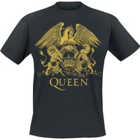 Queen T-Shirt - Classic Crest - S bis 3XL - für Männer - Größe S - schwarz  - Lizenziertes Merchandise! von Queen