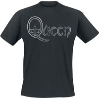 Queen T-Shirt - Logo - S bis 5XL - für Männer - Größe 5XL - schwarz  - Lizenziertes Merchandise! von Queen