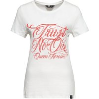 QueenKerosin Print-Shirt Trust no One (1-tlg) mit Statement Front Print von QueenKerosin