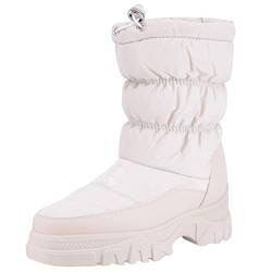 Queentina Schneestiefel Damen Winterboots Winterstiefel Gefüttert 1915 Winterschuhe von Queentina