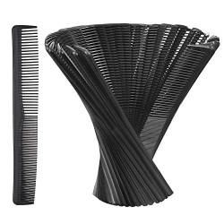 Quesuc 36 Pack Hair Comb Pocket Size Unbreakable Plastic Hairdressing Styling Combs for Salon or Hotel Hair Care Black von Quesuc