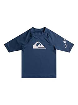 Quiksilver All Time - Short Sleeve UPF 50 Rash Vest for Boys 8-16 - Jungen 8-16. von Quiksilver