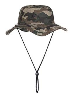 Quiksilver Bushmaster - Safari Boonie Hat for Men - Safari-Hut - Männer - Grün von Quiksilver