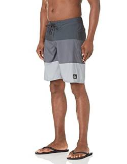 Quiksilver Herren Everyday 21 Badehose Boardshorts, Asphalt Streifen, 33W von Quiksilver