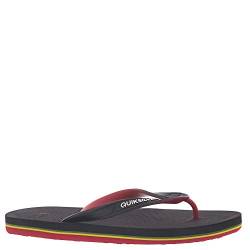 Quiksilver Herren Haleiwa II Sandale, Schwarz/Rot/Grün, 41 EU von Quiksilver