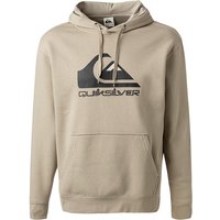 Quiksilver Herren Hoodie beige Baumwolle Logo und Motiv von Quiksilver