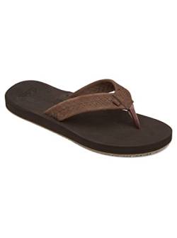 Quiksilver Herren Left COASTA Flip-Flop, Brown/Brown/Brown, 39 EU von Quiksilver