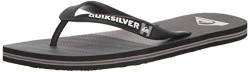 Quiksilver Herren Molokai 3-Punkt Flip Flop Sandalen Flipflop, Schwarz/Grau/Schwarz, 43 EU von Quiksilver