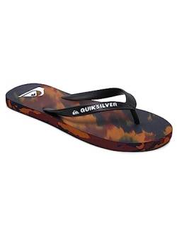 Quiksilver Herren Molokai Marled Badeschuhe, Mehrfarbig (Black/Blue/Red Xkbr), 40 EU von Quiksilver