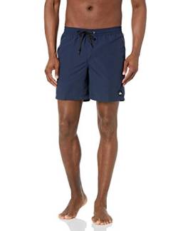 Quiksilver Herren Solide elastische Taille Volley Badehose Boardshorts, Marineblau, Größe S von Quiksilver