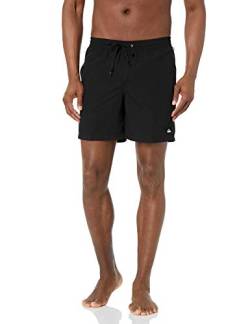 Quiksilver Herren Solide elastische Taille Volley Badehose Boardshorts, Schwarz, XXL von Quiksilver