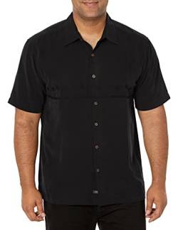 Quiksilver Herren Tahiti Palms 4 Knöpfen und Blumenmuster Hemd mit Button-Down-Kragen, Schwarz, XL von Quiksilver