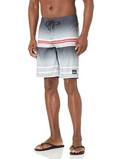 Quiksilver Men's Standard Everyday 21 Board Short Swim Trunk Bathing Suit, Tarmac Fade, 32 von Quiksilver