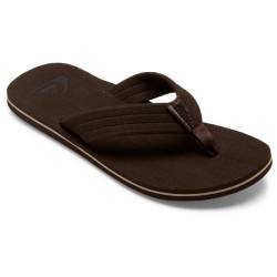 Quiksilver - Molokai Layback Textured - Sandalen Gr 42 schwarz/braun von Quiksilver