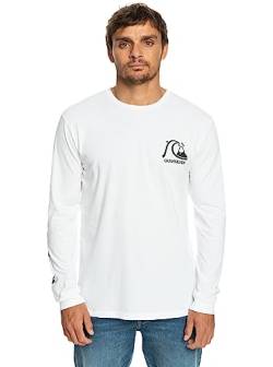 Quiksilver The Original - Long Sleeve T-Shirt for Men - Longsleeve - Männer - L - Weiss. von Quiksilver