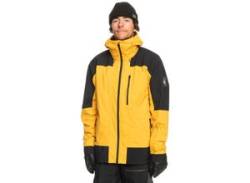 Snowboardjacke QUIKSILVER "Ultralight GORE-TEX" Gr. M, gelb (mineral yellow) Herren Jacken Snowboardjacken von Quiksilver