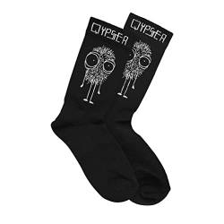 Quipster Socken Fluffy – Strümpfe aus hochwertiger Baumwollmischung und lustigem Motiv für Damen & Herren – Schwarz M von Quipster