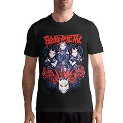 Quitelike Babymetal T Shirts Men's Tops Short Sleeved Round Neck Cotton Tee Tops Männer T-Shirts von Quitelike