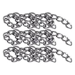 Qukaim Halsketten-Verlängerungskette, Metallgliederkabel, Aluminium, gedrehte Halskettenverlängerungskette für DIY-Schmuck, 10 m, Rotguss, mehrfarbig, 60_x_180_cm von Qukaim