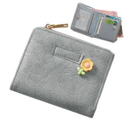Qurygin Bifold-Geldbörse Damen, Brieftaschenetui mit Mehreren Kartenfächern, Brieftaschenetui mit Ausweisfenster, Brieftaschen-Clutch-Organizer mit Reißverschlusstasche von Qurygin