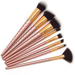 Qutsvosh 8 StüCk Makeup Pinsel Werkzeug Set Kosmetisches Puder Lidschatten Foundation ErröTen Mischen SchöNheit Make Up Pinsel von Qutsvosh