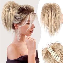 Claw Clip Messy Hair Buns Hair Pieces For Women,Hair Bun Clip Accessories,Messy Bun Hair Clip. (Gold) von Quzuer