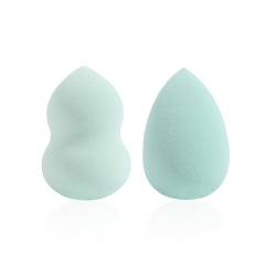 Qwesure Xixi Teardrop förmige Make-up Schwämme Individuelle Aufbewahrungsbox Verpackung Beauty Eggs Non Eating Powder Puffs 2 Stück von Qwesure Xixi