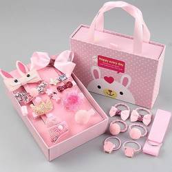 18 Stück Baby Haarschmuck Prinzessin Kopfschmuck Mädchen Stirnband Kinder Haarspangen Stirnband Geschenk Set Box von Qxiao