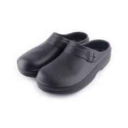 Sanitarclogs für damen erwachsene,Damenclogs,EVA,wasserdicht, Arbeitsclogs,Hygiene,Gastgewerbe,Kuche usw (Schwarz, adult, women, numeric_35, numeric_range, eu_footwear_size_system, numeric_36, medium) von R-ISLAND