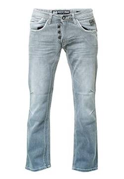 Herren Jeans Rusty Neal Jeanshose 'Ruben' Regular Fit 'DIE ETWAS ANDERE Jeans' Stretch Denim, Hosengröße:31W / 32L, Denim Color:8442-41 von R-Neal