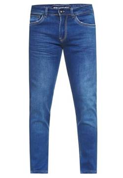 Herren Jeans Rusty Neal Premium Stretch Slim Fit Jeanshose 'Melvin' Streetwear Basics 12224, Hosengröße:34/32, Denim Color:ROYAL Blue -4 von R-Neal