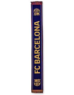 R ROGER'S Schal FC Barcelona 2. Team 22/23, Marineblau und farbige Details., 140x20cm von R ROGER'S