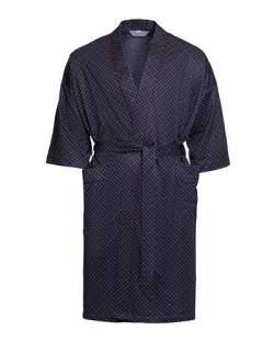 Revise RE-515 Kimono – Herren Morgenmantel - 3/4 Ärmel - Dunkelblau XL/XXL von R Revise