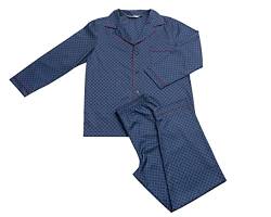 Revise RE-910 Schlafanzug für Herren - Herrenpyjamas - Pyjama – 100% Baumwolle – Dunkelblau C3 – Gr. S von R Revise