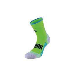 R-evenge Technische Laufsocken für Erwachsene, Kompressions-Thermoregulator-Verstärkungen, mittlere, grün neon von R-evenge