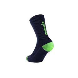 R-evenge Technische Socken Padel Erwachsene atmungsaktive Socken mit Verstärkung Padel Tennis mittlere blau, blau, L/XL von R-evenge