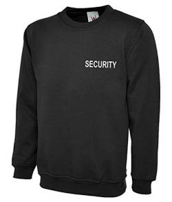 R&K Dienstbekleidung Sweat-Shirt Sweat Security Bedruckt vorne und hinten Gr. 4XL von R&K Dienstbekleidung