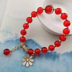 RAEF Mode Kristall Blume Perlen Armband für Frauen Sen Armreif Ins Beliebte Design Kristall Armband Schmuck von RAEF