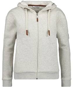 RAGMAN Damen Cardigan Hoody 3XL, Grau-011 von RAGMAN