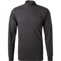 RAGMAN Herren Longsleeve grau Baumwolle meliert von RAGMAN